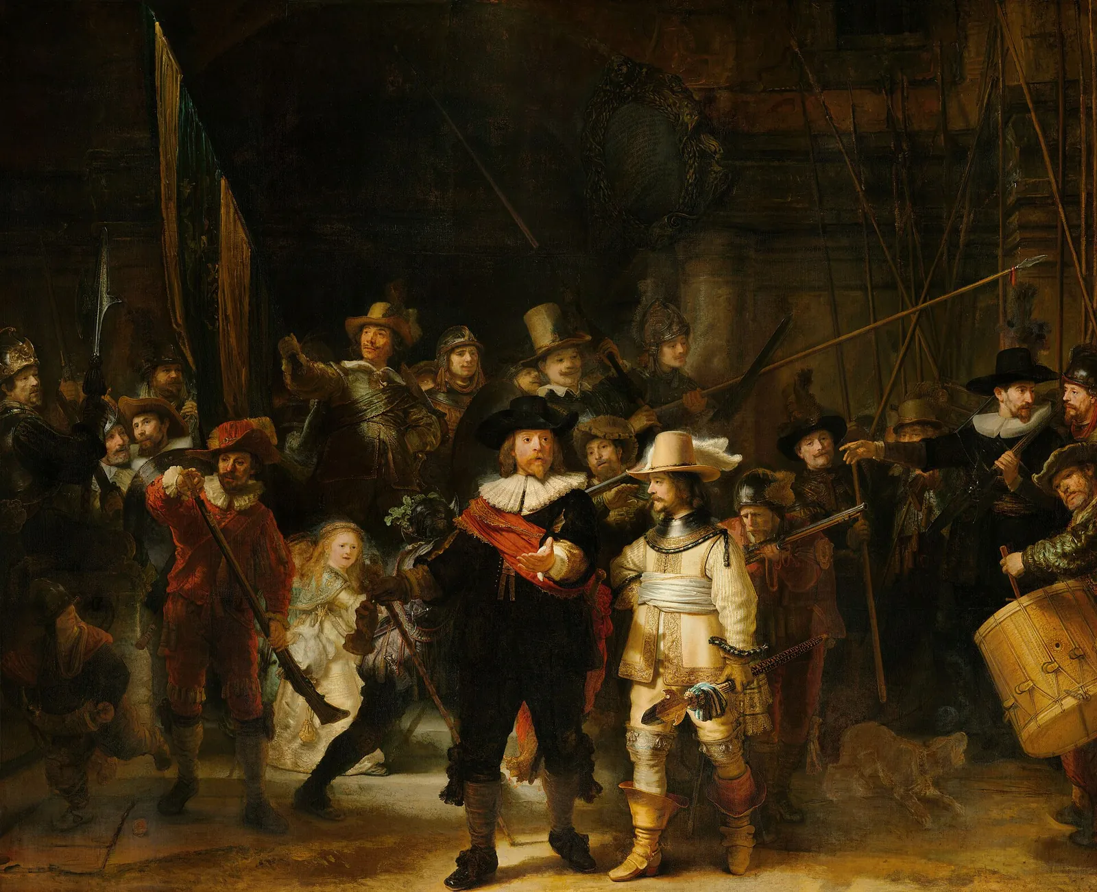 Gece Devriyesi — Rembrandt van Rijn, 1642