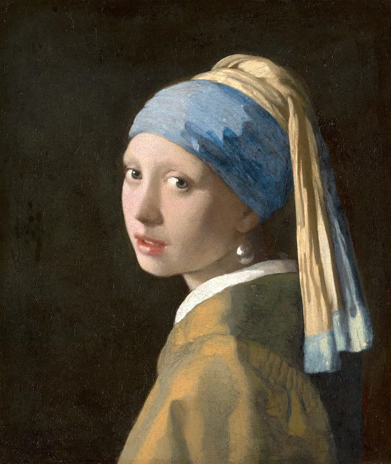 İnci Küpeli Kız — Johannes Vermeer, y. 1665