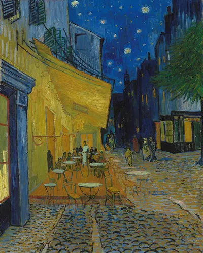 Kafe Terasta Gece — Vincent van Gogh, 1888
