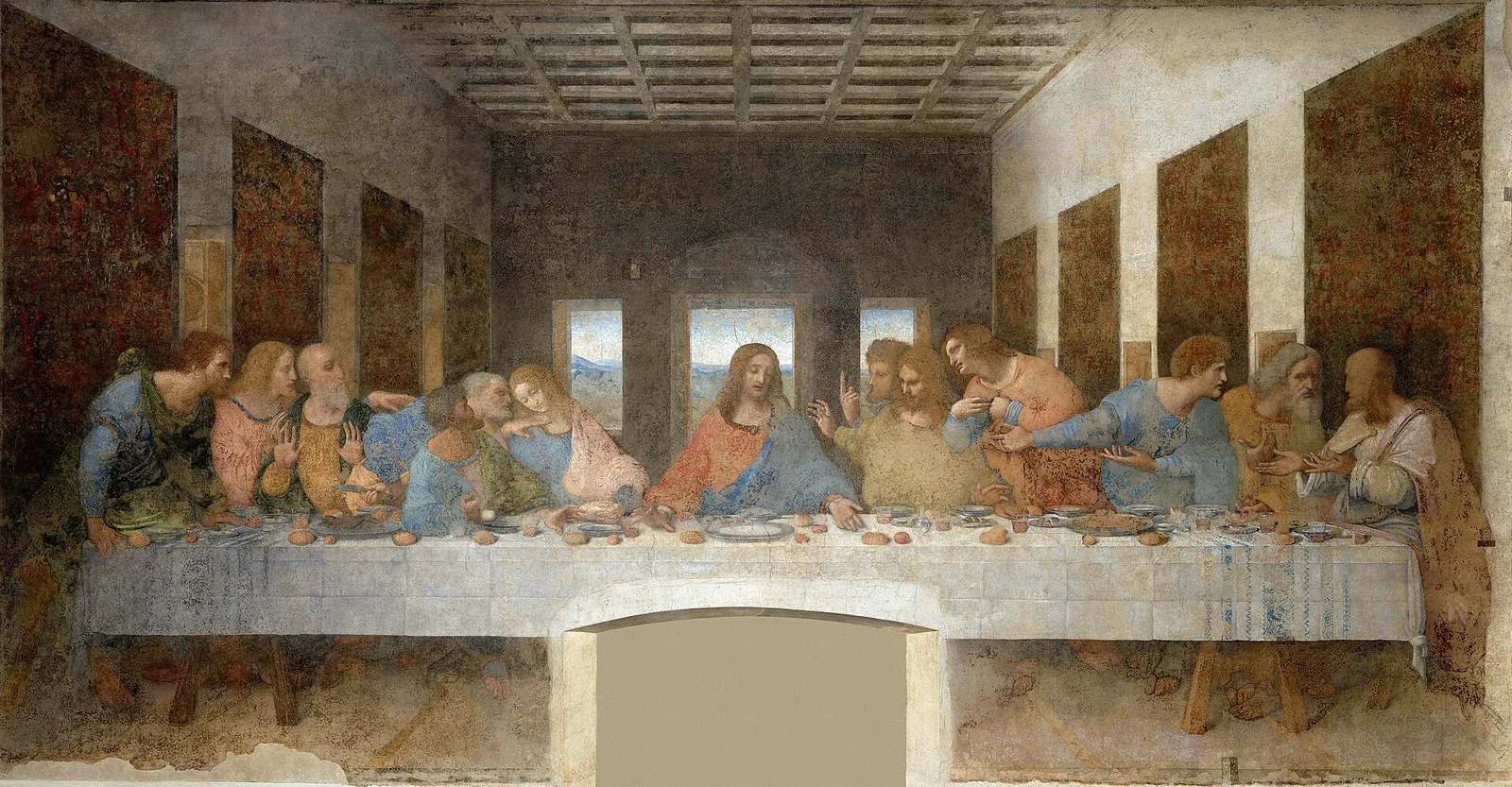 Son Akşam Yemeği — Leonardo da Vinci, 1495–1498