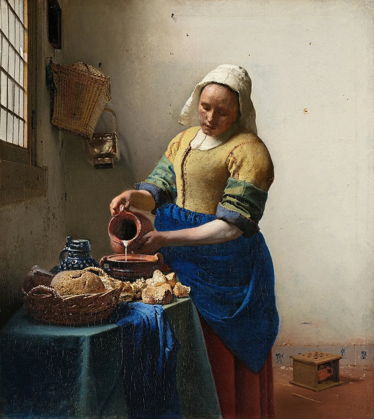 Sütçü Kız — Johannes Vermeer, y. 1658