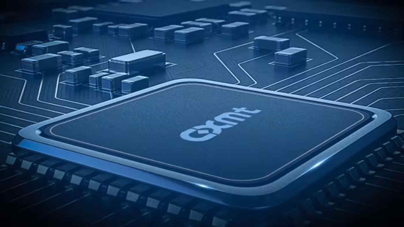 CXMT’nin Şanghay Borsası’nda gerçekleştirmeyi planladığı halka arzı temsil eden çip ve borsa ekranı