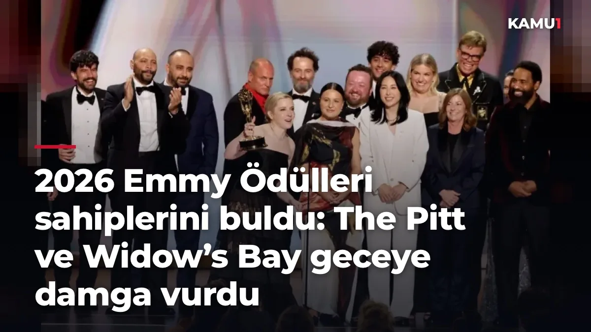 2026 Emmy Ödülleri sahiplerini buldu: The Pitt ve Widow’s Bay geceye damga vurdu