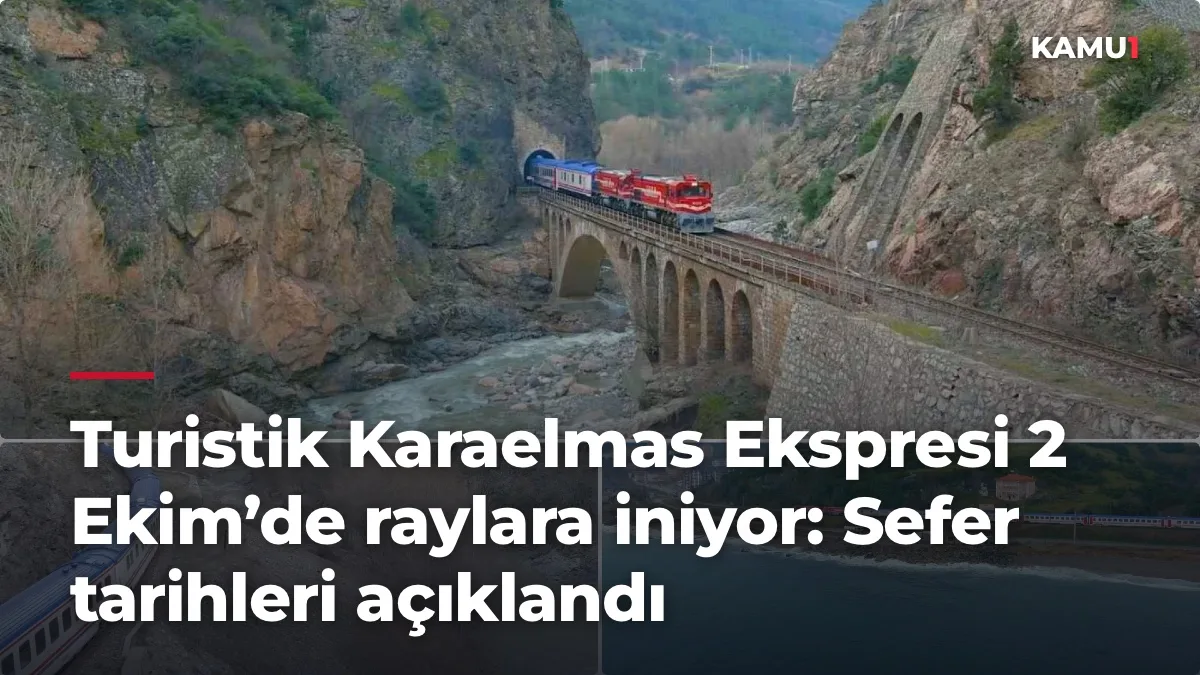Turistik Karaelmas Ekspresi 2 Ekim’de raylara iniyor: Sefer tarihleri açıklandı