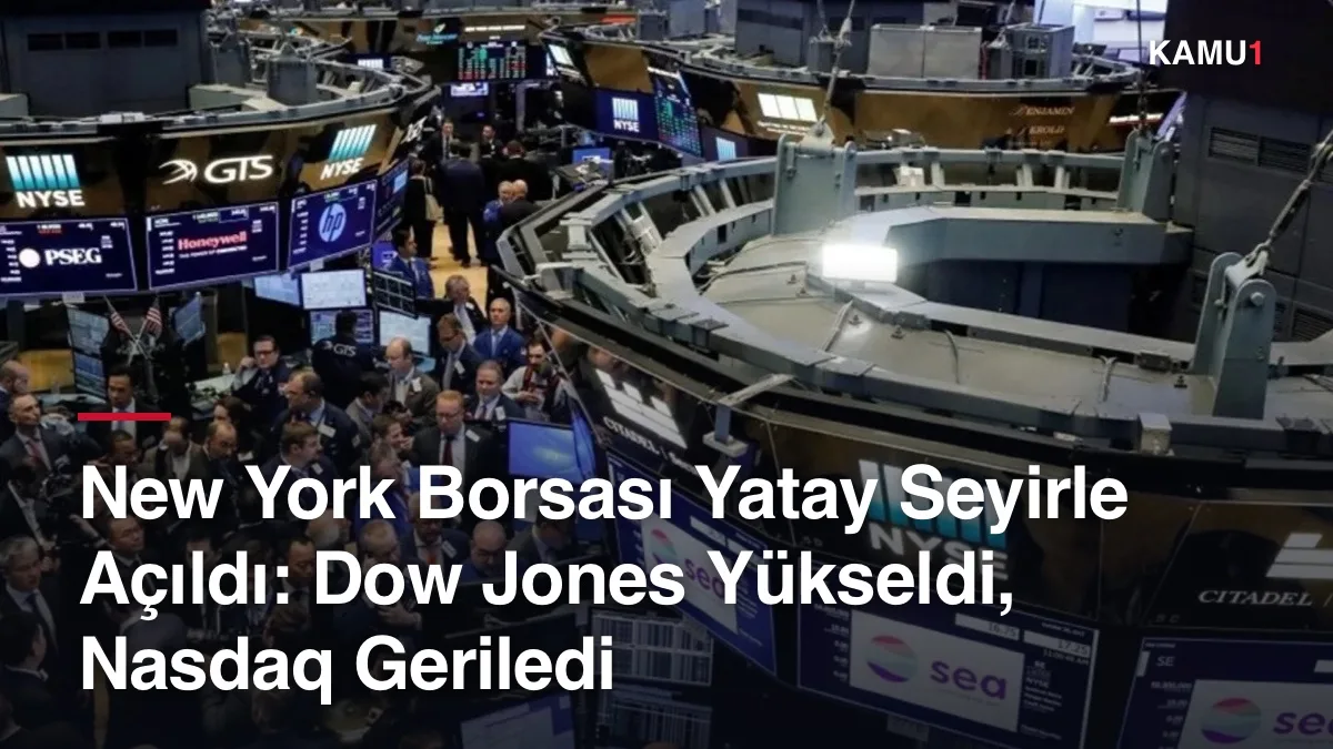 New York borsası yatay seyirle açıldı... Danaher kazandırdı... İşte ...