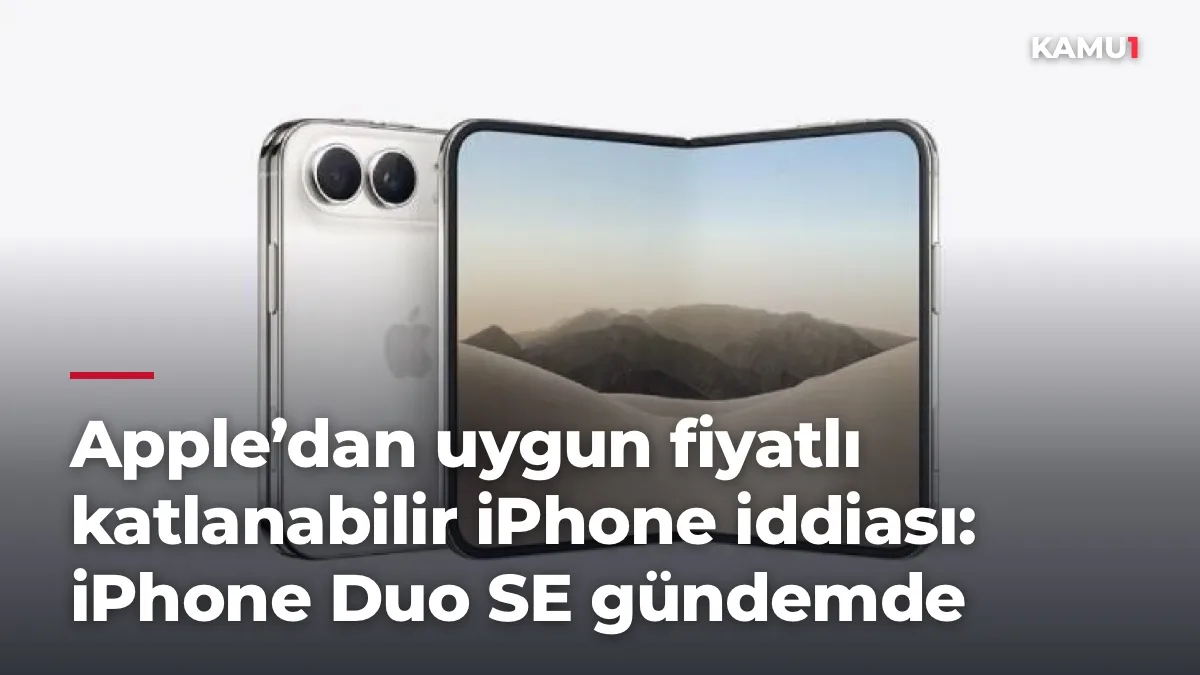 Apple’dan uygun fiyatlı katlanabilir iPhone iddiası: iPhone Duo SE gündemde