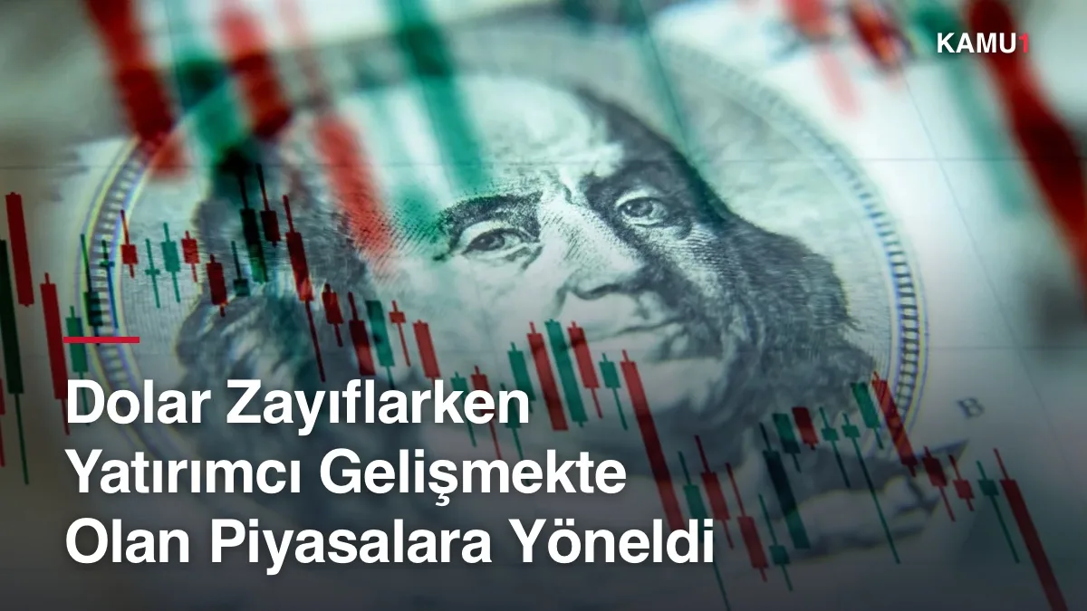 Dolar ve gelişmekte olan piyasa para birimlerini gösteren finans ekranı