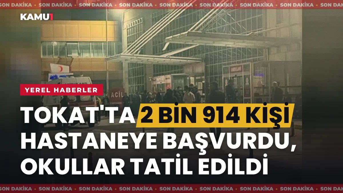 Tokat'ta sağlık şikâyetleri sonrası eğitim kurumlarında dezenfeksiyon çalışması