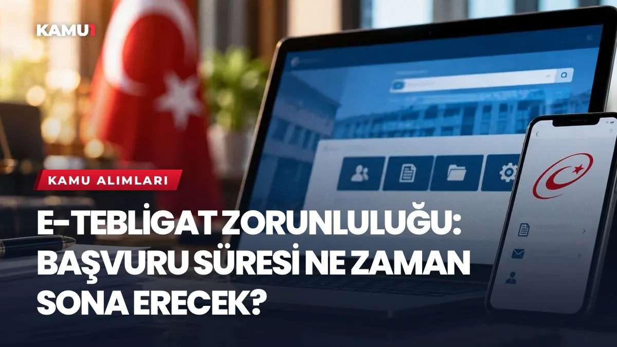 e-Tebligat Zorunluluğu: Başvuru Süresi 30 Kasım'da Doluyor