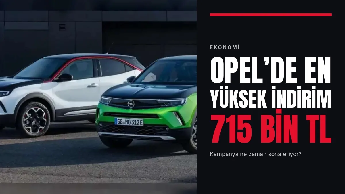 Opel Corsa, Mokka, Frontera ve Grandland modelleri ekim ayı kampanya fiyatlarıyla sergileniyor