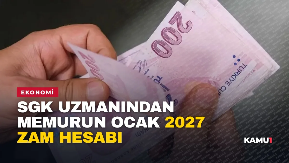 Memur ve emekli maaş artışı hesaplaması, enflasyon ve refah payı görseli