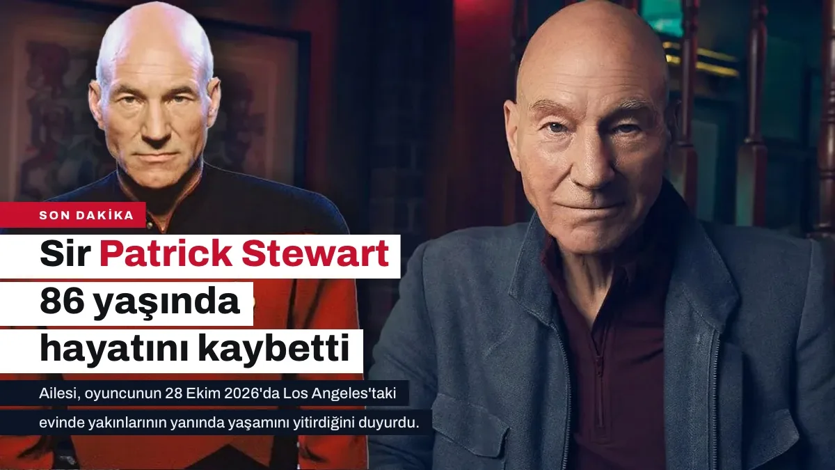 Sir Patrick Stewart, Star Trek ve X-Men'in efsane oyuncusu