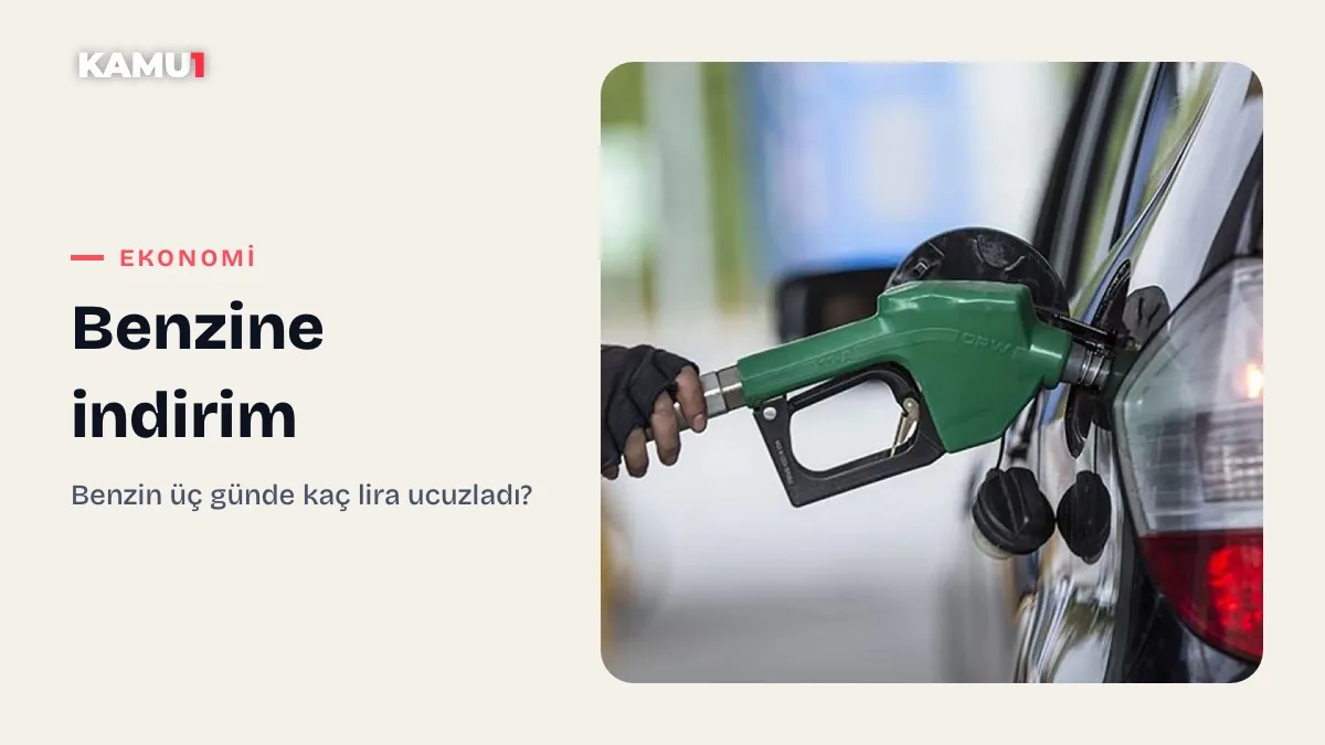 Benzine bir indirim daha geldi! İşte akaryakıt fiyatları