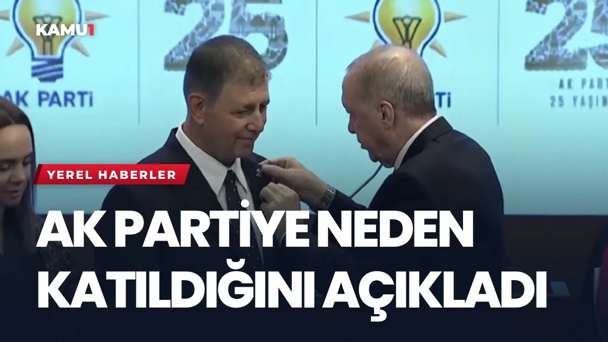 İzmir Büyükşehir Belediye Başkanı Cemil Tugay'ın AK Parti kararı ve açıklamaları