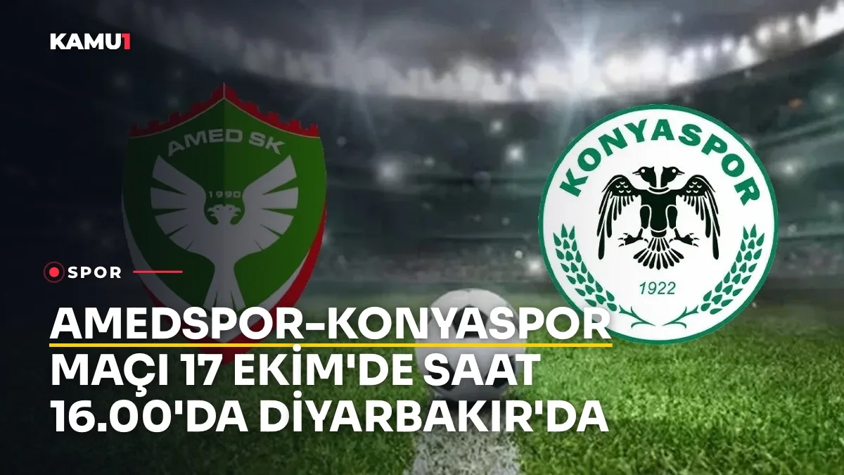 Diyarbakır Stadyumu'nda oynanacak Amedspor-Konyaspor maçı öncesi iki takımın karşılaşma bilgileri