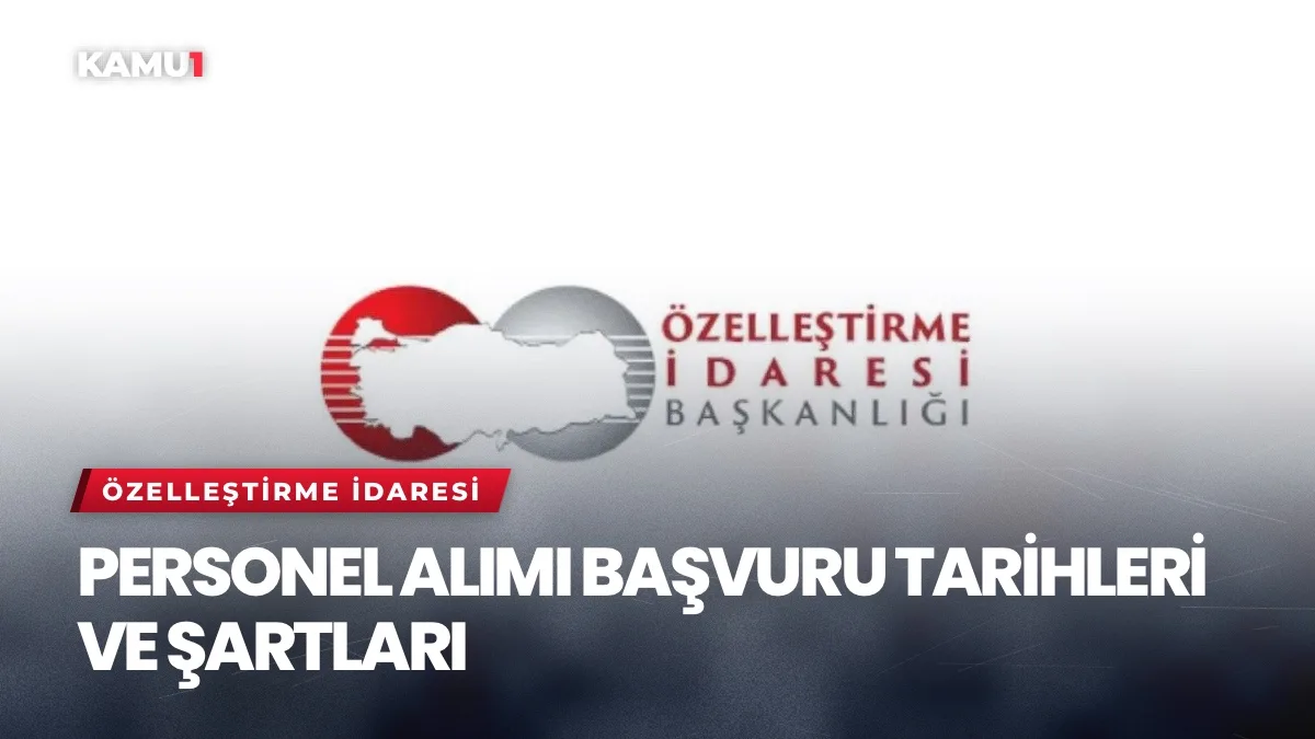 ÖİB 14 Uzman Yardımcısı Alımı: Başvuru 19 Ekim'de