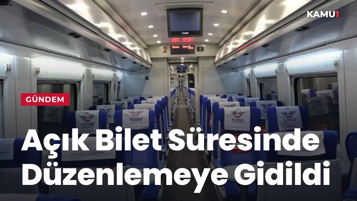 Açık Bilet Süresi 180 Günden 90 Güne İndi: Tren Yolcuları