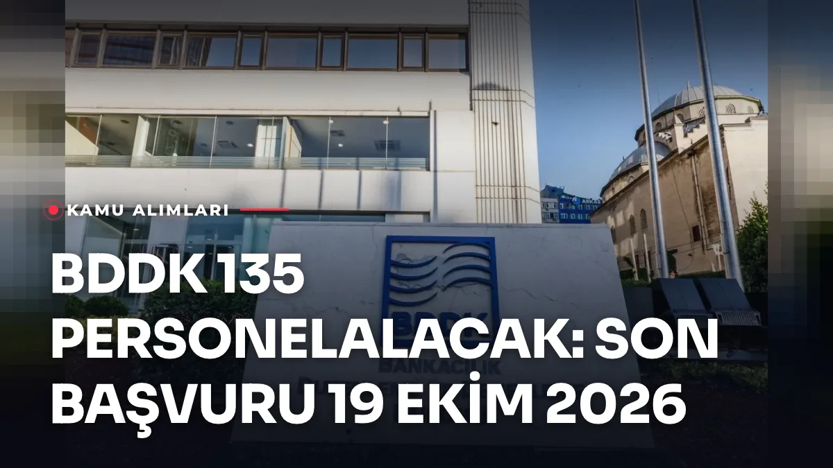 Bankacılık Düzenleme ve Denetleme Kurumu binası ve personel alımı duyurusu