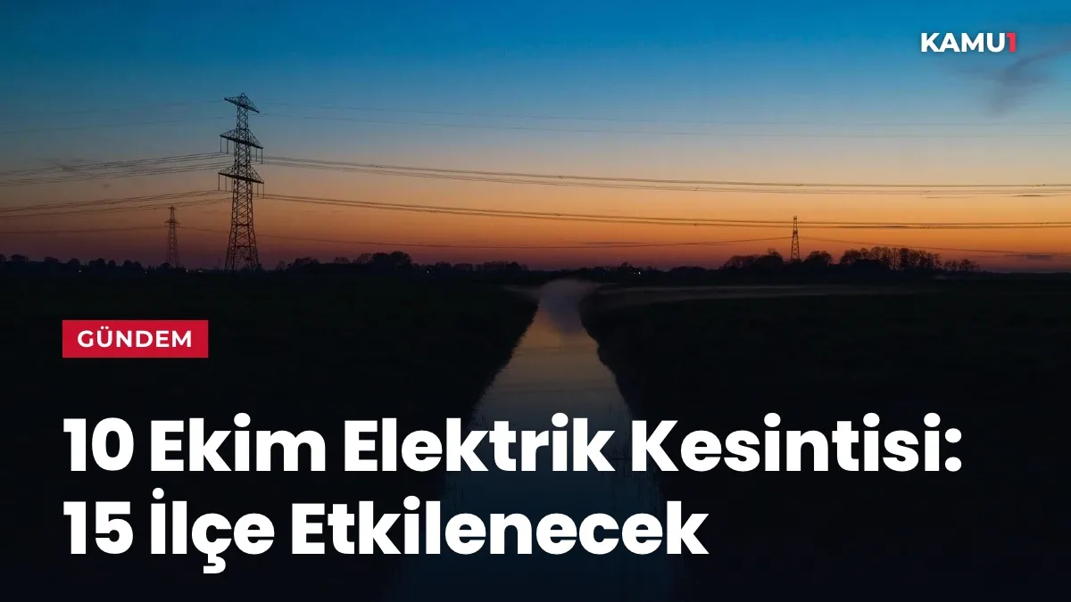 İstanbul'da 26 Ekim Pazar büyük elektrik kesintileri olacak!
