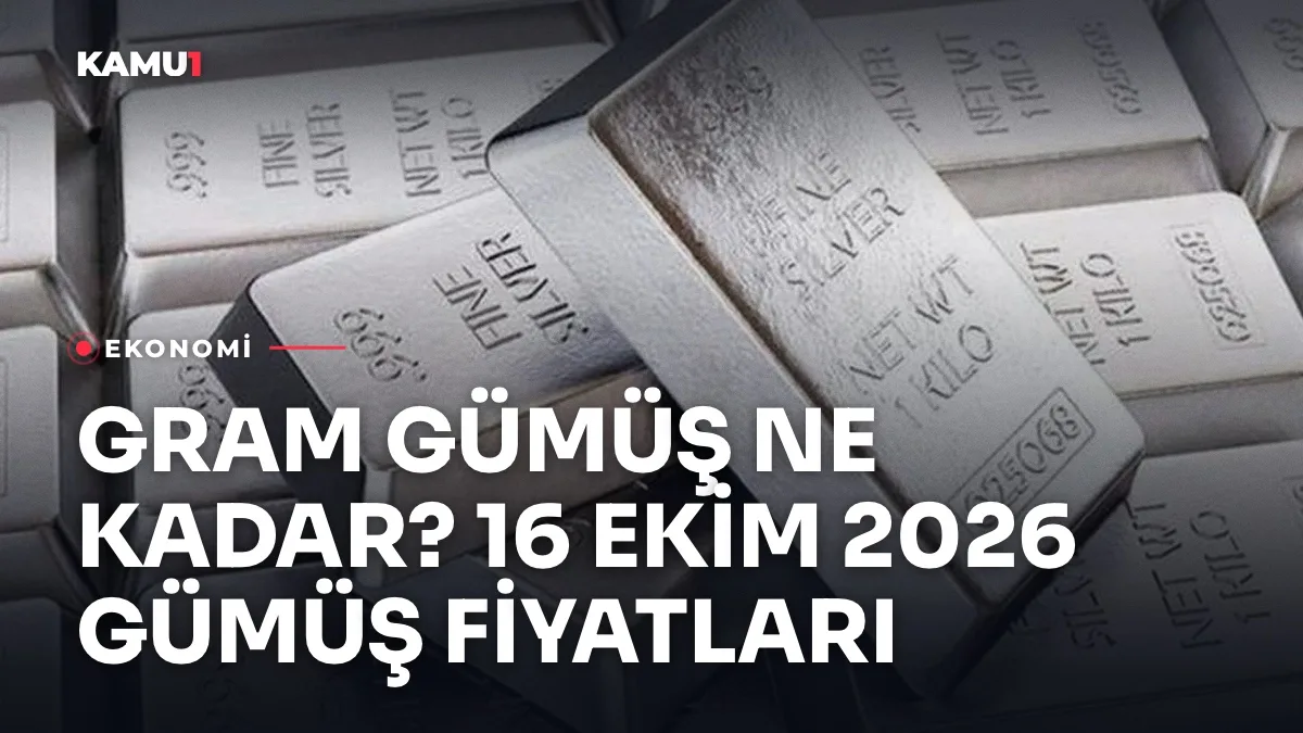 Gram gümüş ne kadar? 16 Ekim 2026 gümüş fiyatları