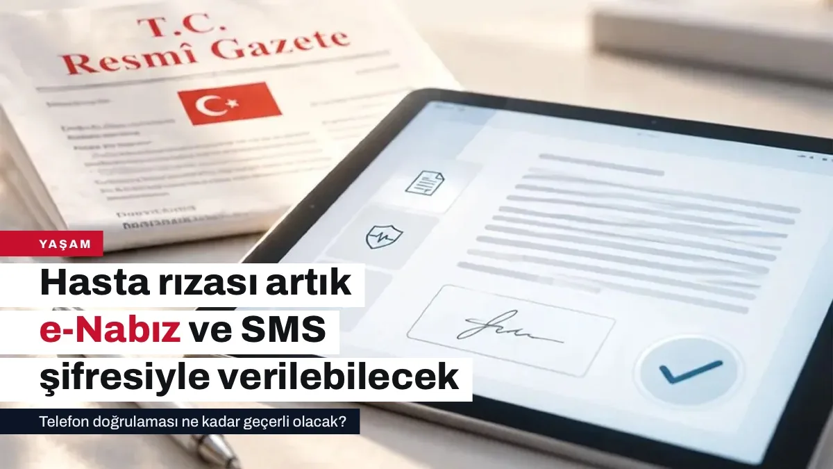 Hasta Rızası Artık e-Nabız ve SMS Şifresiyle Verilebilecek