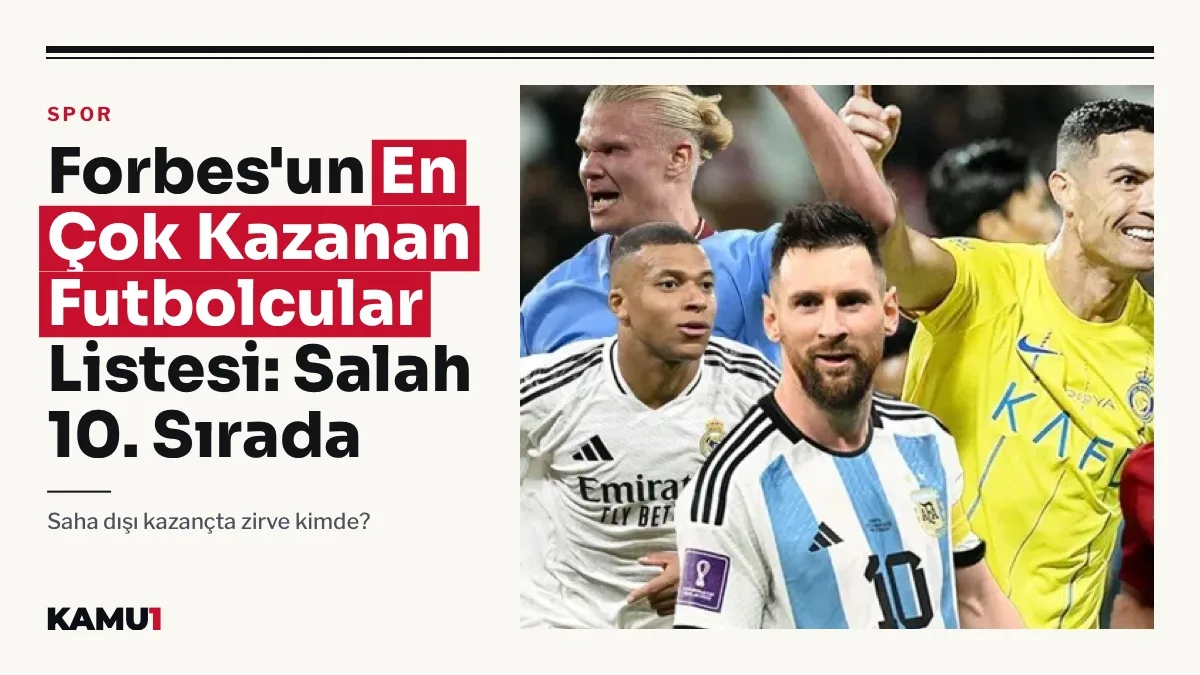 Forbes 2025 En Çok Kazanan Futbolcular Listesi Açıklandı! | Neox Medya ...