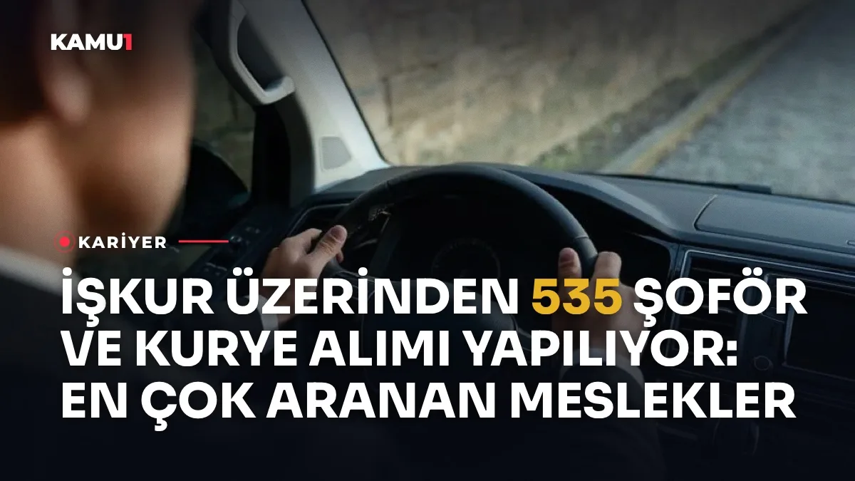 Şoför ve Kurye Alanında 535 Kişilik İş İlanı: En Çok Tır Şoförü Aranıyor