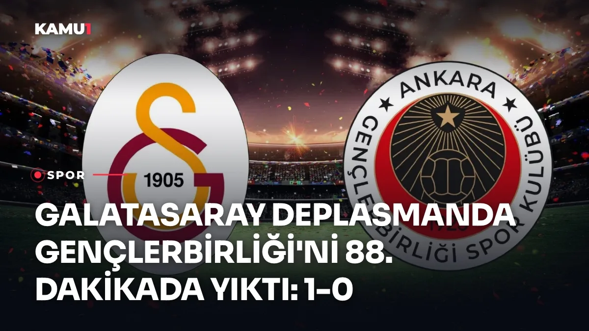 Galatasaray oyuncuları Gençlerbirliği deplasmanında kazandıkları maçta gol sevincini yaşıyor