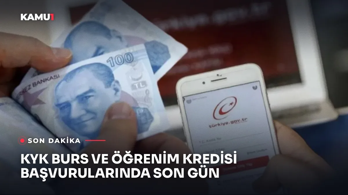 KYK burs başvuruları başladı (GSB KYK burs ve kredi başvuru ekranı)