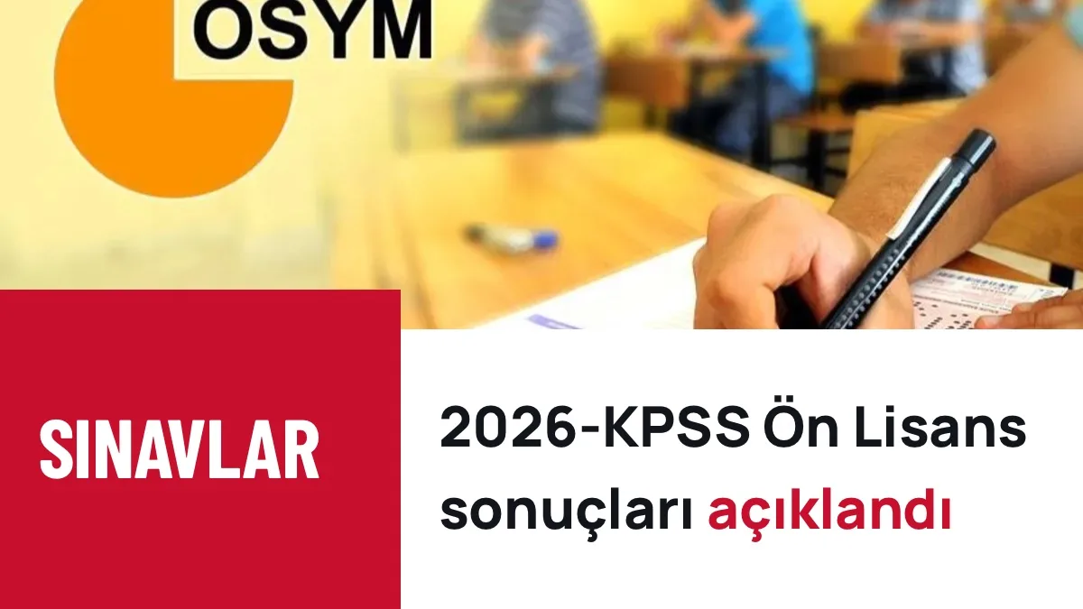 KPSS Ön Lisans sonuçları ne zaman açıklanacak? ÖSYM tarih verdi