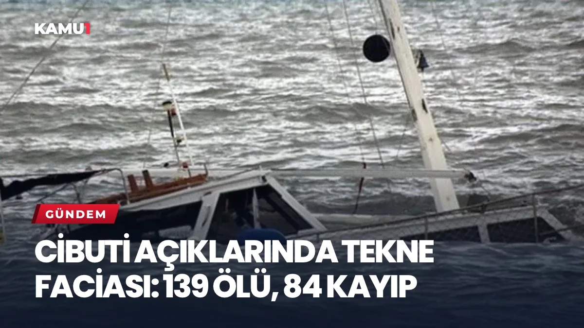 Cibuti açıklarında alabora olan tekne ile ilgili arama-kurtarma operasyonu