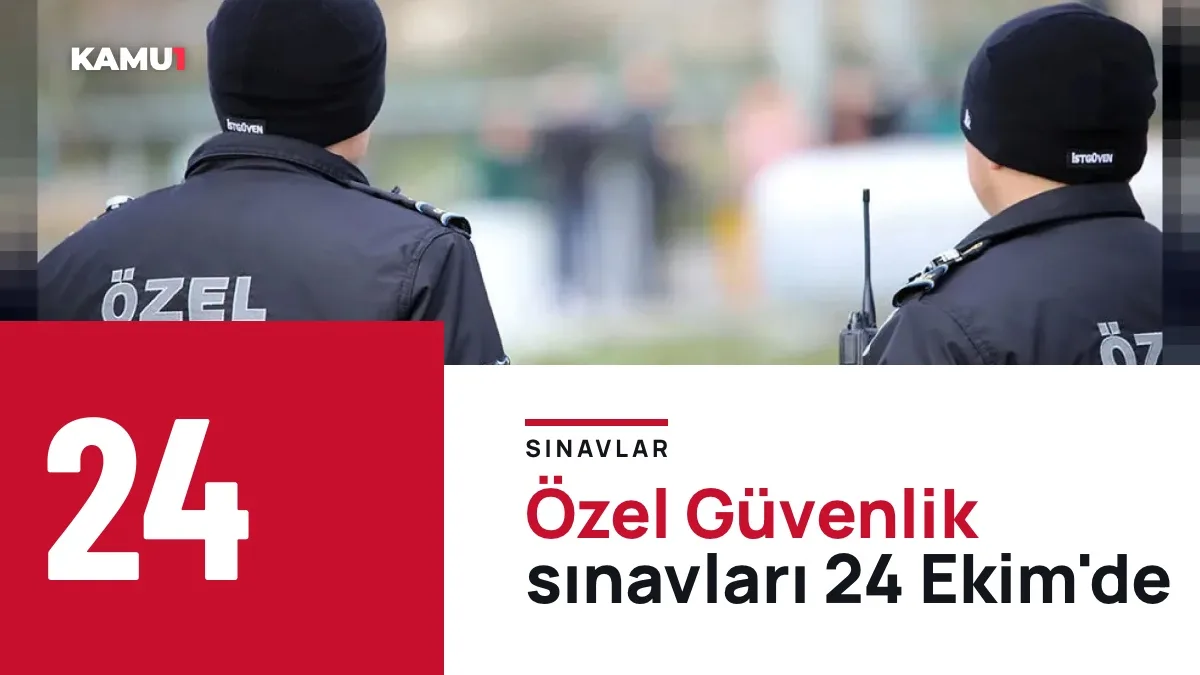 Özel güvenlik görevlisi (ÖGG) sınavı
