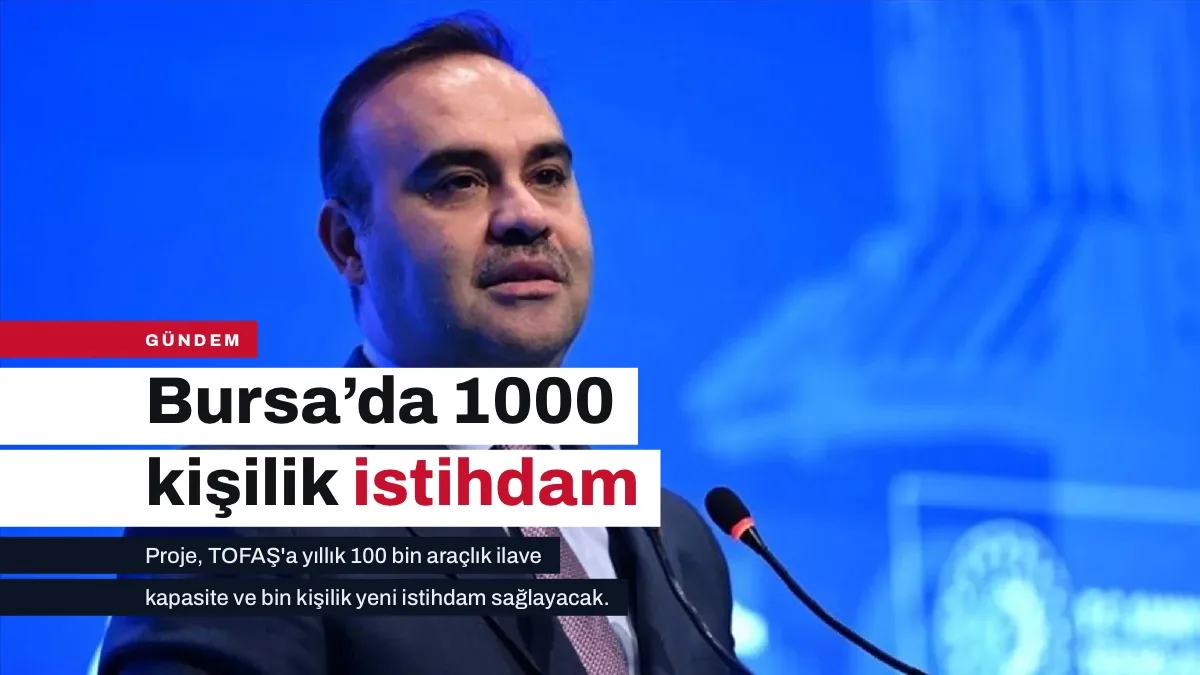 Bakan Kacır ve protokol üyeleri TOFAŞ Bursa fabrikasında K9 Projesi üretim töreninde