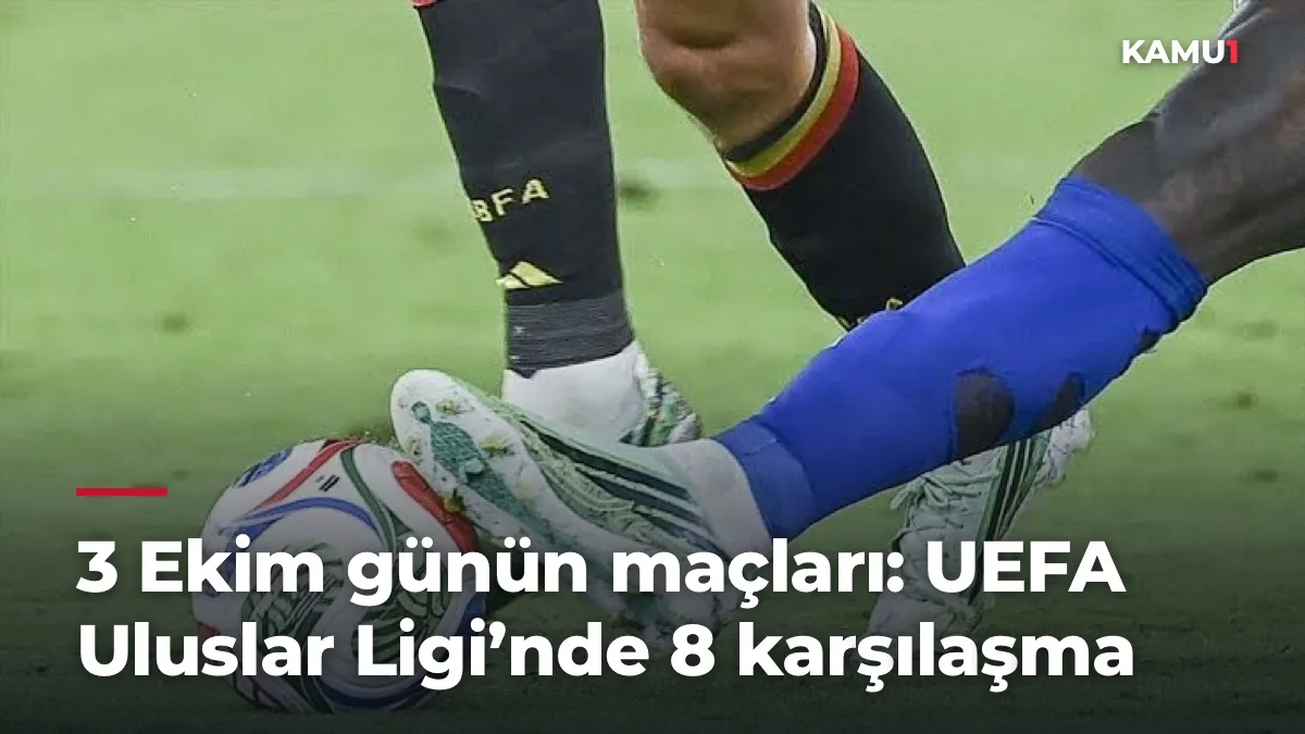 3 Ekim günün maçları: UEFA Uluslar Ligi’nde 8 karşılaşma