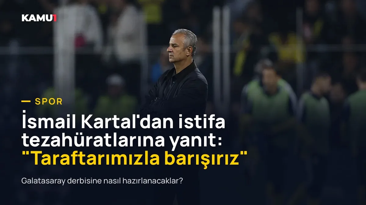 Teknik Direktörümüz İsmail Kartal'dan maç değerlendirmesi - Fenerbahçe Spor  Kulübü