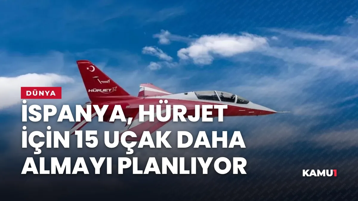 İspanya’nın sipariş ettiği HÜRJET eğitim uçağı