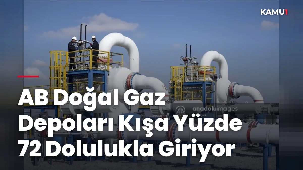 Avrupa Birliği doğal gaz depolarının 2026-2027 kış dönemi doluluk oranı
