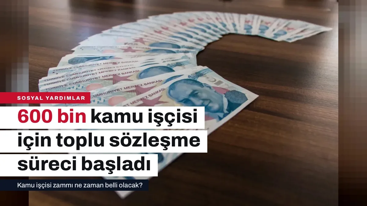 Çalışma Bakanı Vedat Işıkhan kamu işçileri toplu sözleşme sürecini anlatırken
