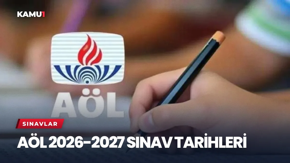 Açık Öğretim Lisesi öğrencileri sınav hazırlığı yaparken, takvim ve başvuru bilgilerini inceleyen görsel