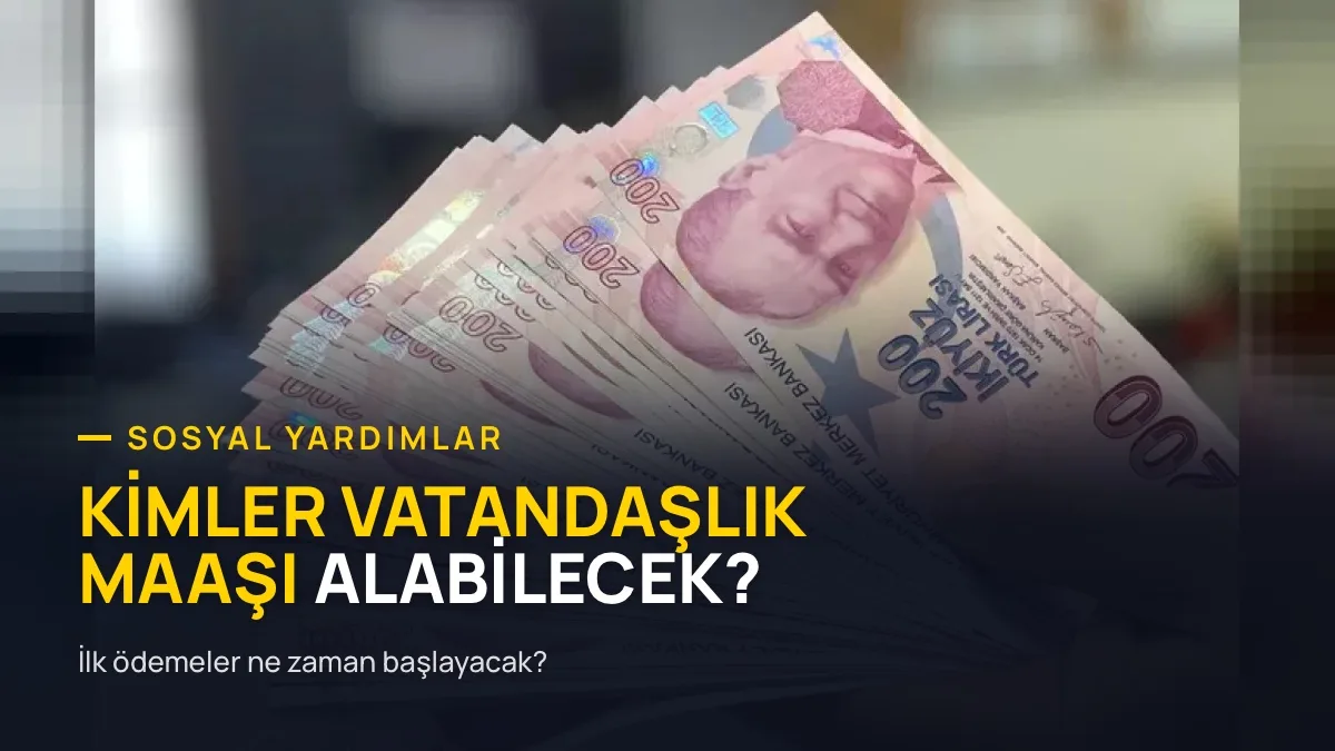 Vatandaşlık maaşı olarak anılan GETAD destek sisteminin gelir sınırı ve ödeme takvimi