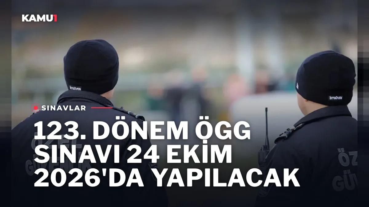 Özel güvenlik sınavı için hazırlanan adayların sınav takvimini inceleyişi
