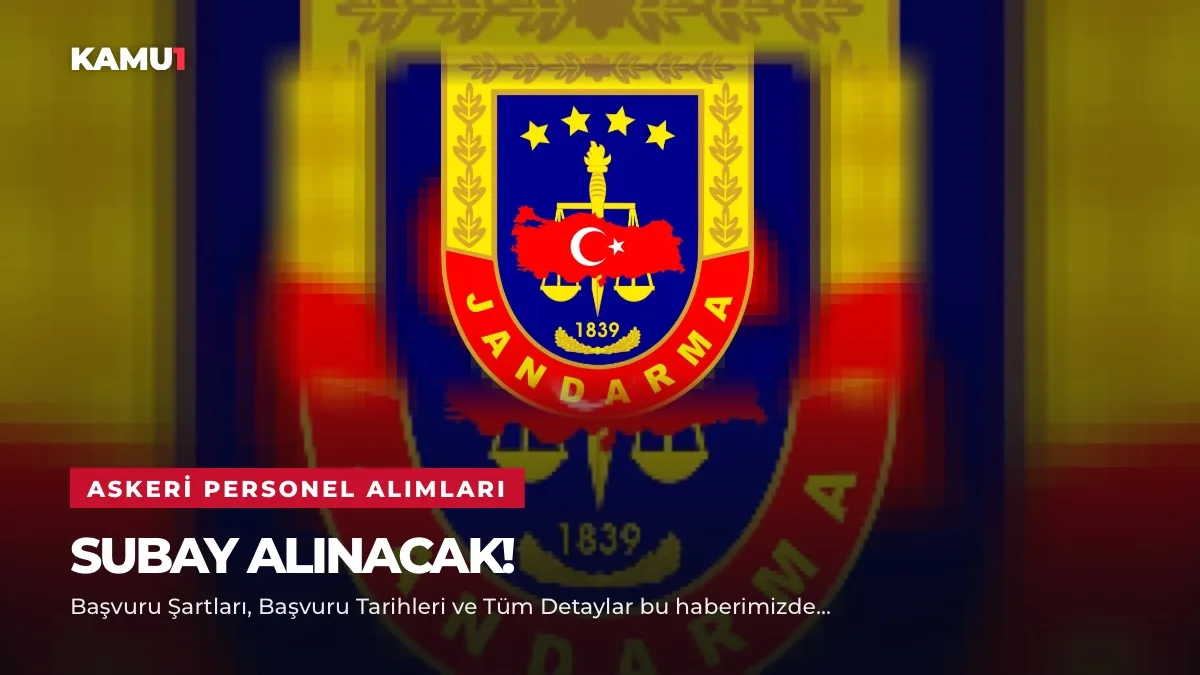 Jandarma Genel Komutanlığı personel alımı