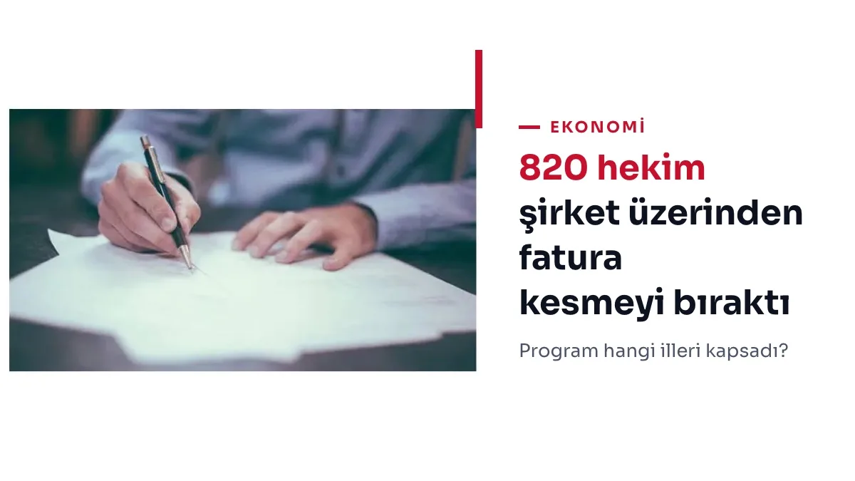 820 Hekim ve 45 Özel Hastaneye Vergi Gözetimi