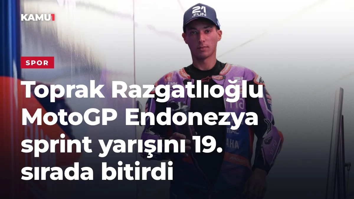 Toprak Razgatlıoğlu Endonezya'daki sprint yarışında 19. oldu | Diğer ...