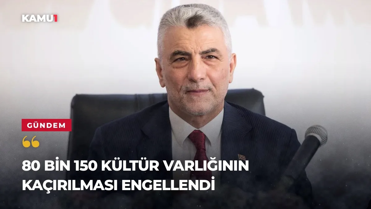 Bakan Bolat: 80 bin 150 kültür varlığının kaçırılması engellendi
