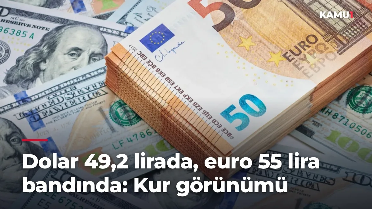 Dolar 49,2 lirada, euro 55 lira bandında: Kur görünümü