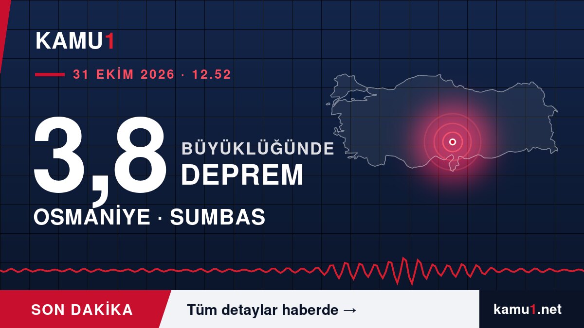 Osmaniye'de 3,8 büyüklüğünde deprem: Merkez üssü Sumbas