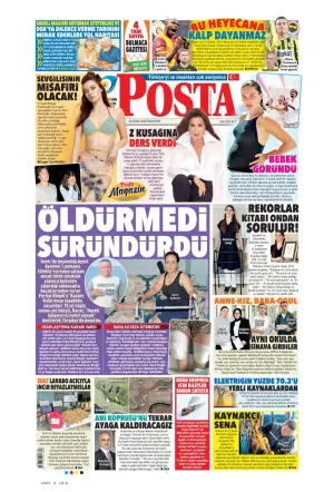 Posta gazetesi ön sayfası