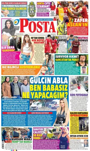 Posta gazetesi ön sayfası
