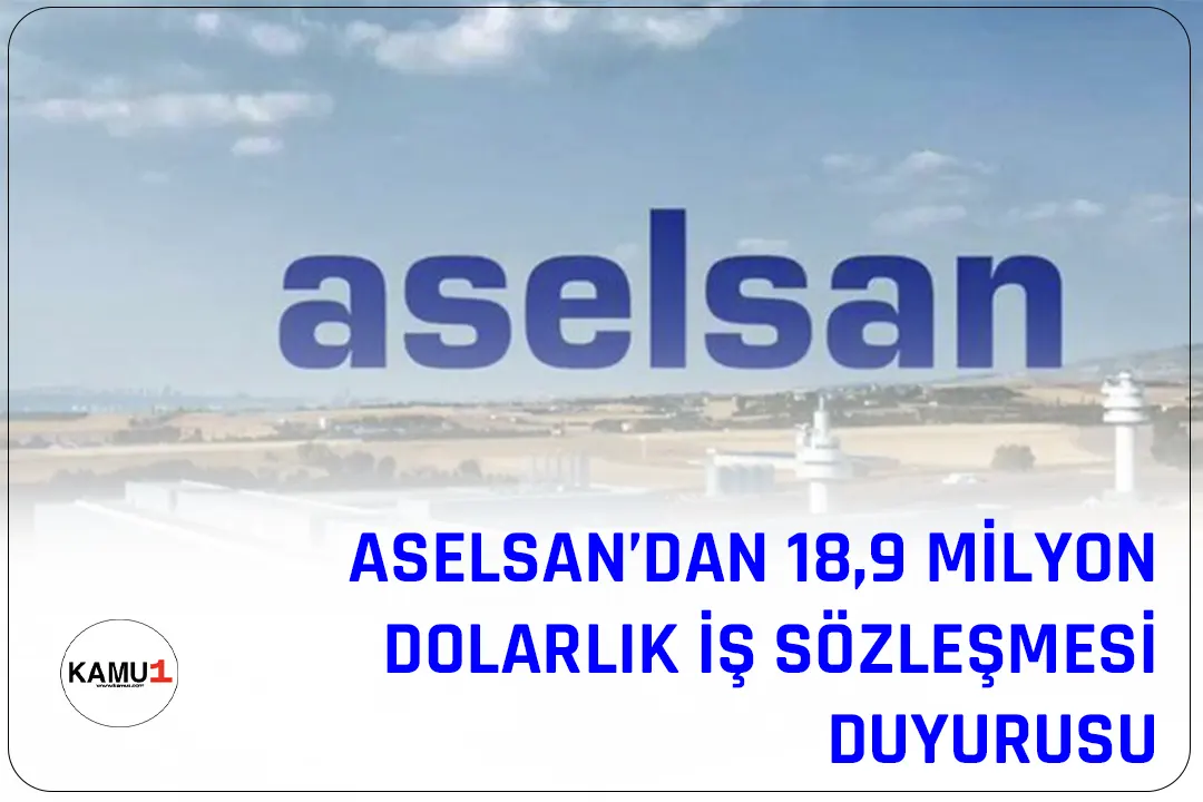 ASELSAN, Kamuyu Aydınlatma Platformu'nda yaptığı açıklamayla uluslararası büyük bir tersane için savunma sistemlerini içeren 18 milyon 872 bin 400 dolar değerinde bir yurt dışı satış sözleşmesi imzaladığını duyurdu.
